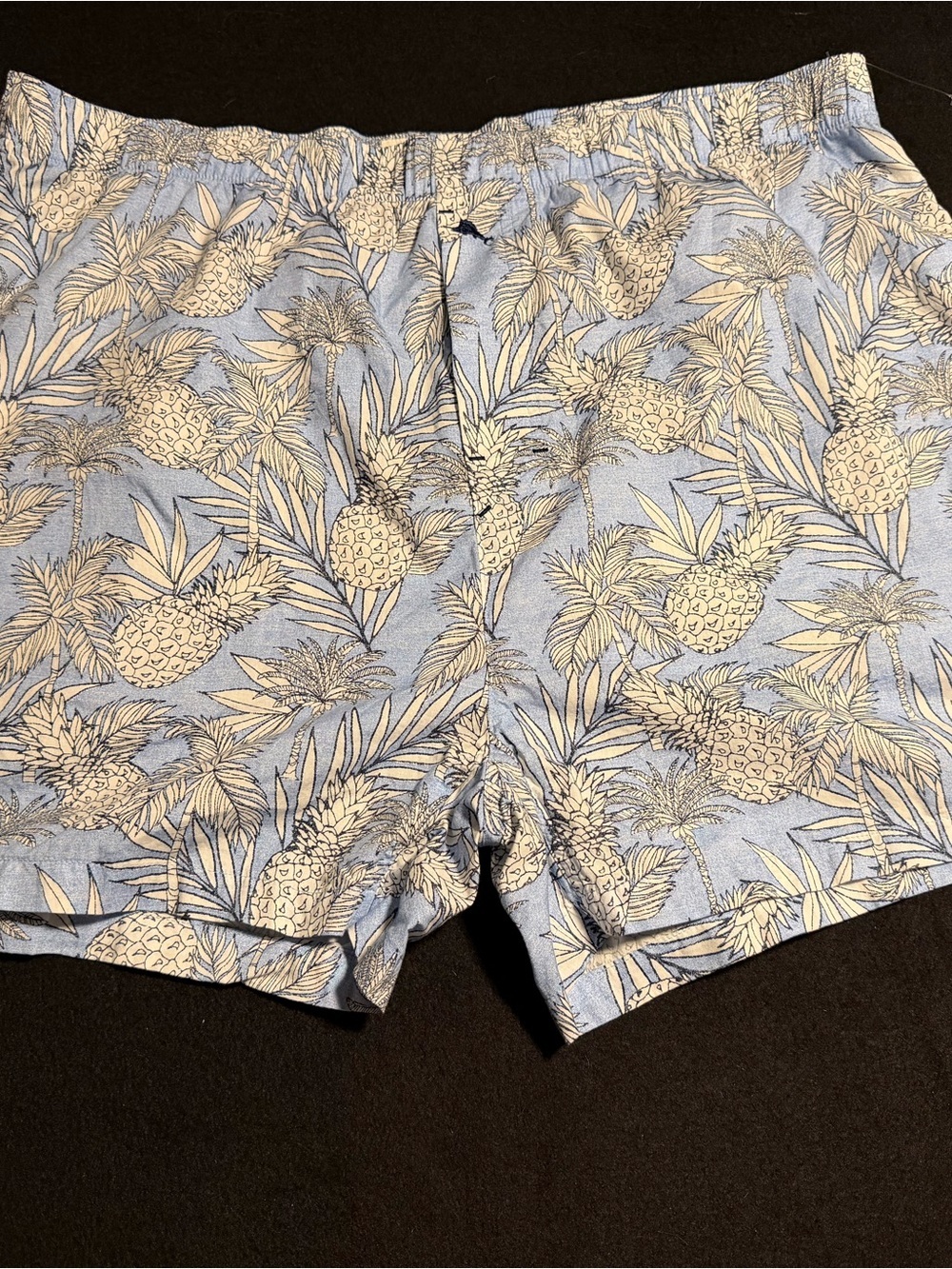 Tommy‎ Bahama Light Blue Tropical Print Shorts